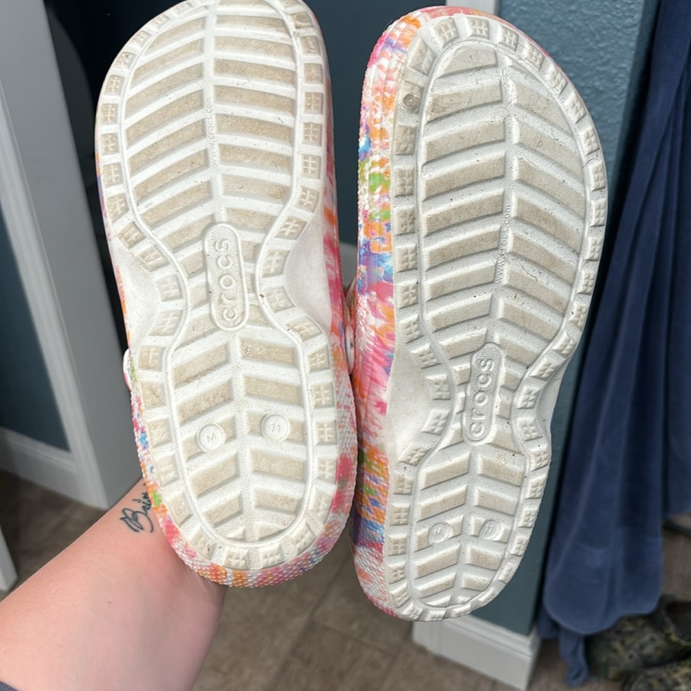 Colorful Fuzzy Crocs - Picture 2 of 2